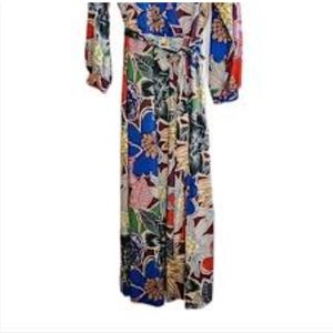 Eloquii Tropical Wrap Maxi Dress
